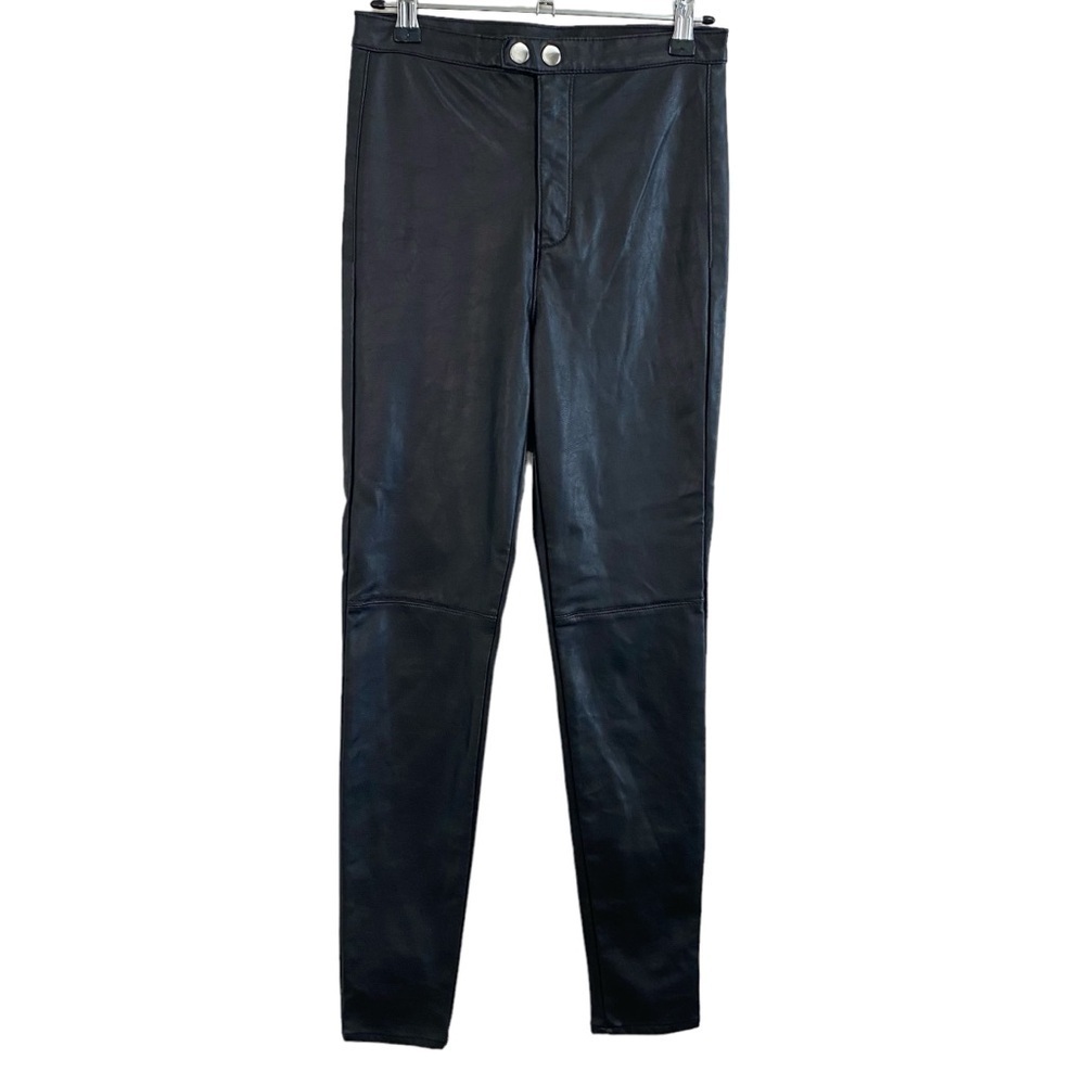 H&M Divided - Black Faux Leather Legging - M - China